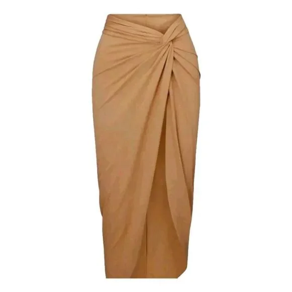 Skims signature swim sarong skirt, M